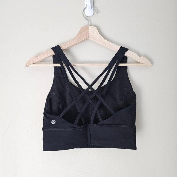 Lululemon Free to be Serene Sports Bra Long Line - Black - Picture 3 of 6